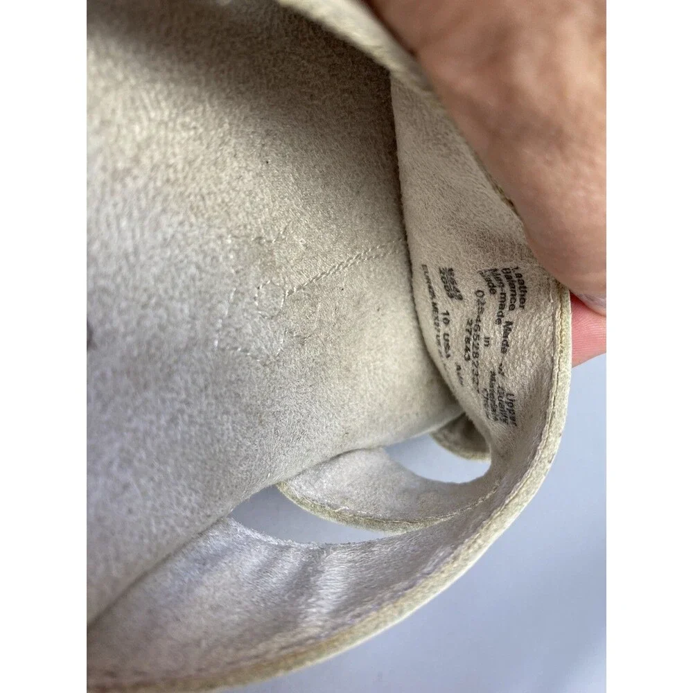 COBBIE CUDDLERS Size 10 Womens Creme Sandal Shoe Open Toe 3
